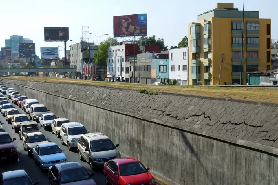Famous Mexico City traffic